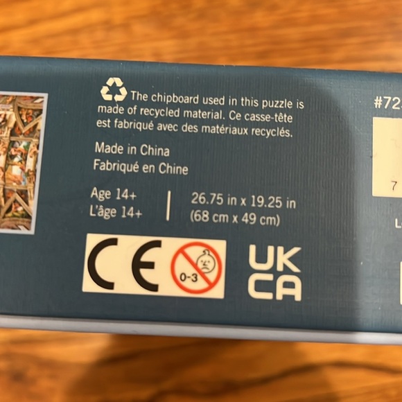 Master Pieces Sistine Chapel puzzle new in sealed box - Picture 4 of 4